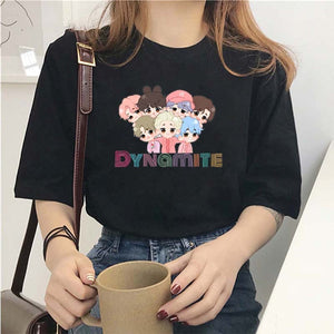 BTS Dynamite Cartoon T-Shirt