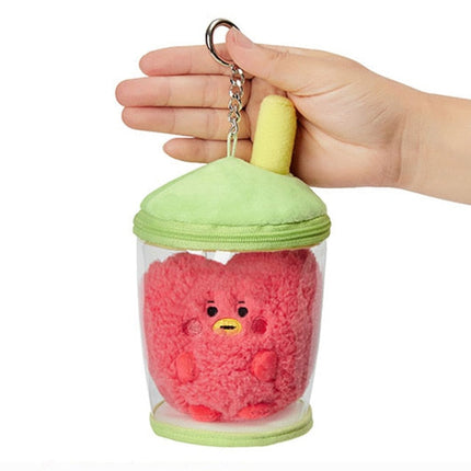 BT21 Tata Baby Boucle Bubble Tea Doll Bag Charm - Kpop Exchange