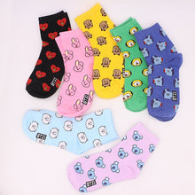 Load image into Gallery viewer, BTS BT21 Character Ankle Socks